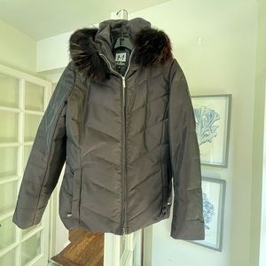M. Miller Ski Coat w/Fur Small